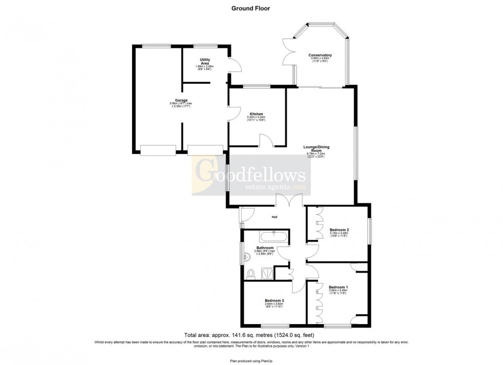 Floorplan for Beech Court, Darras Hall, Ponteland, Newcastle Upon Tyne