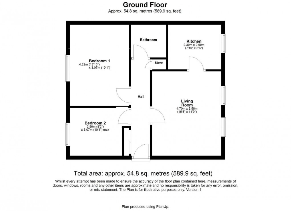 Floorplan for Darras Mews, Darras Hall, 