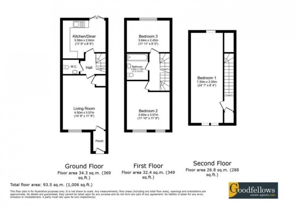 Floorplan for Orangetip Gardens, Newcastle Great Park, 