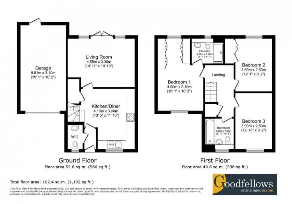 Floorplan for Barnaby Way, Jameson Manor, 
