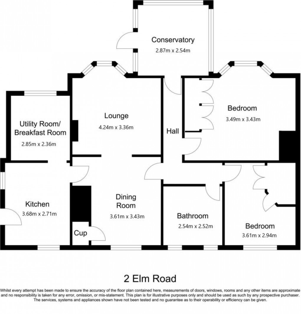 Floorplan for Elm Road, Ponteland, 
