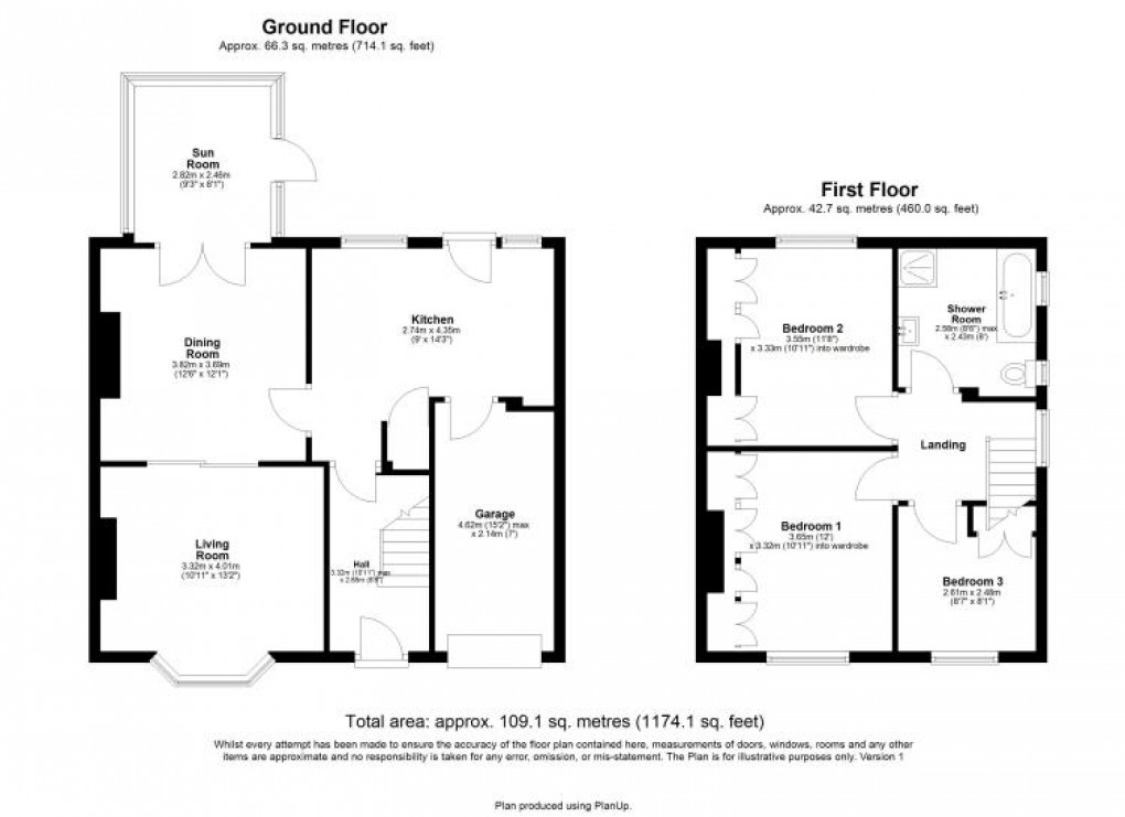 Floorplan for Whinneyfield Road, Walkergate, 