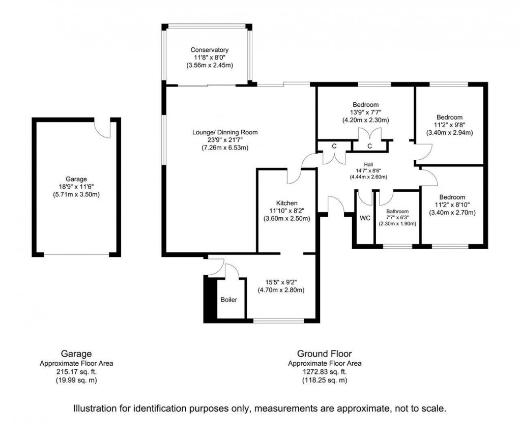 Floorplan for Parklands, Darras Hall, 