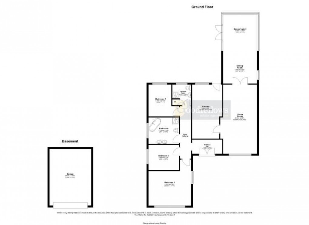 Floorplan for Woodside, Darras Hall, 