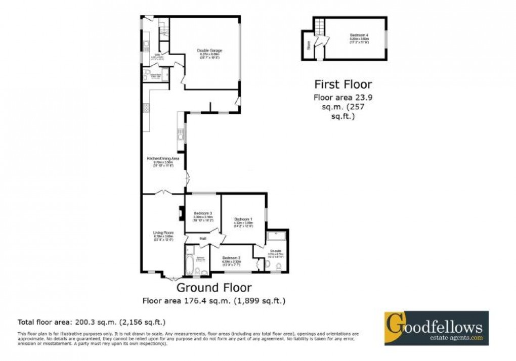 Floorplan for Ponteland, 