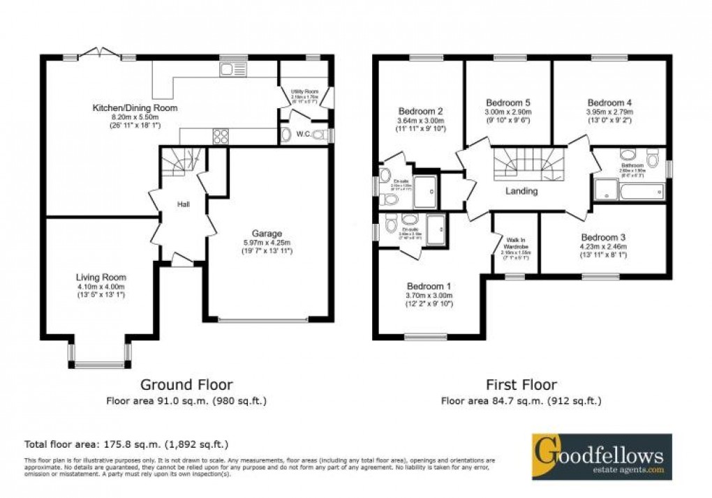 Floorplan for Hall Chase, Callerton, 