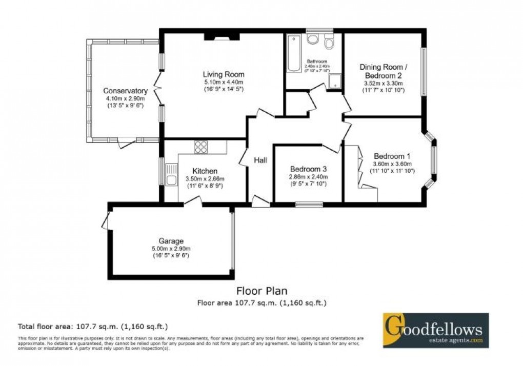 Floorplan for Mangrove Close, St Johns Estate, 