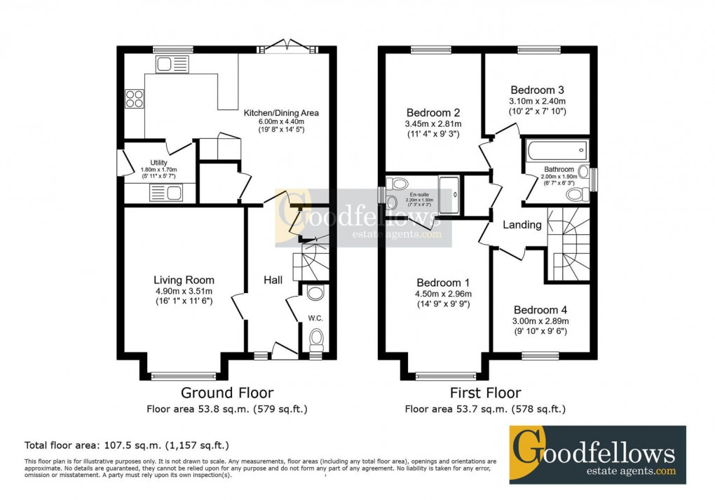 Floorplan for Petunia Grove, Callerton, 