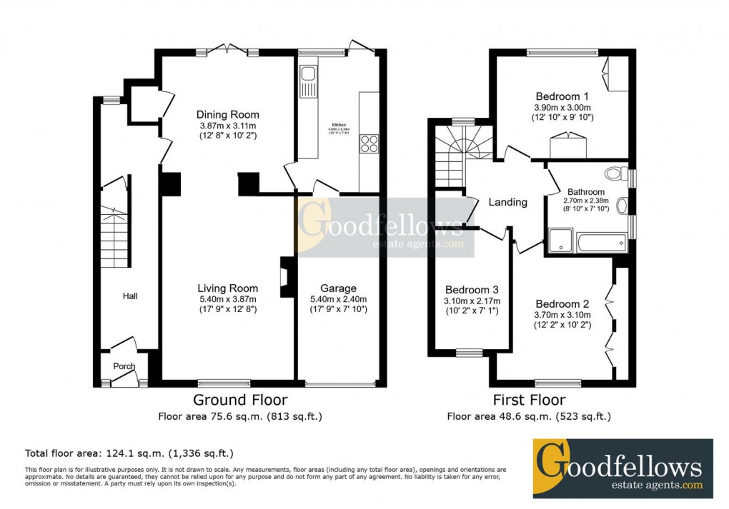 Floorplan for Hillhead Road, West Denton, 