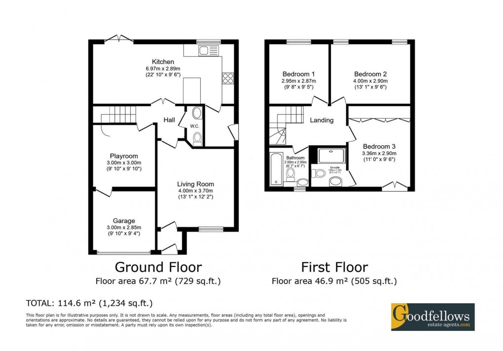 Floorplan for Holmes Row, Jameson Manor, 