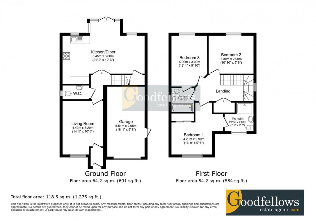 Floorplan for Snowdrop Drive, Callerton, 