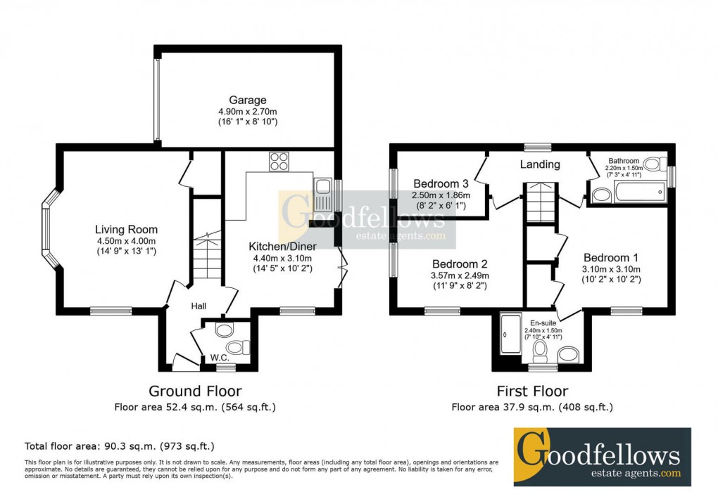 Floorplan for Hall Drive, 