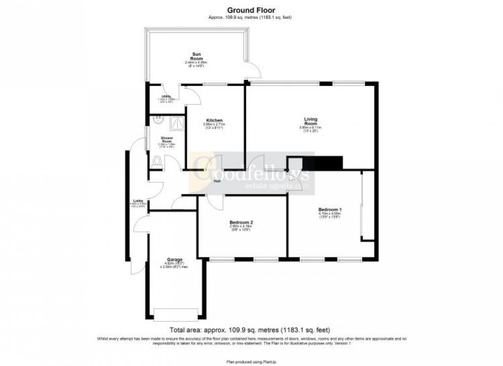 Floorplan for Aquila Drive, Heddon-on-the-Wall, 