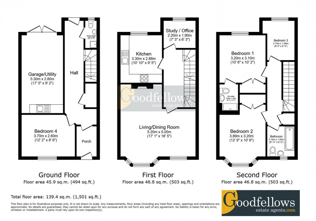 Floorplan for Netherwitton Way, Newcastle Great Park, 