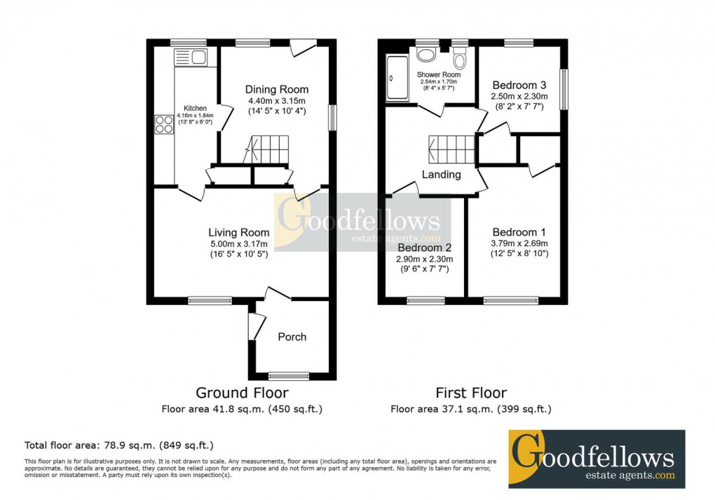Floorplan for Michaelgate, Byker, 