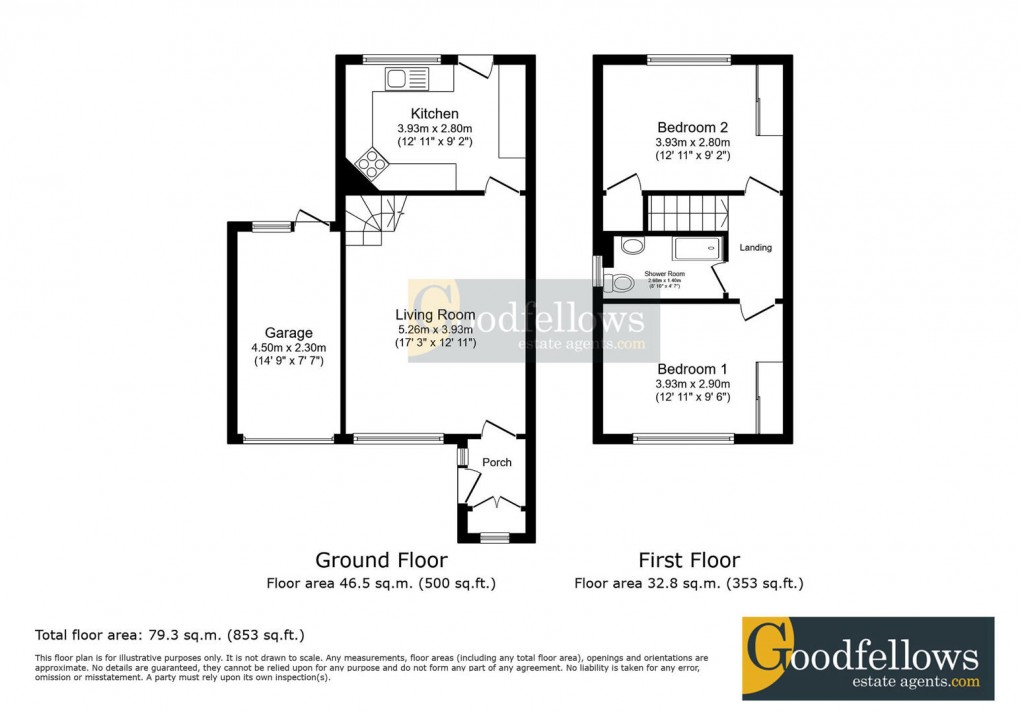Floorplan for Kent Court, Kingston Park, 