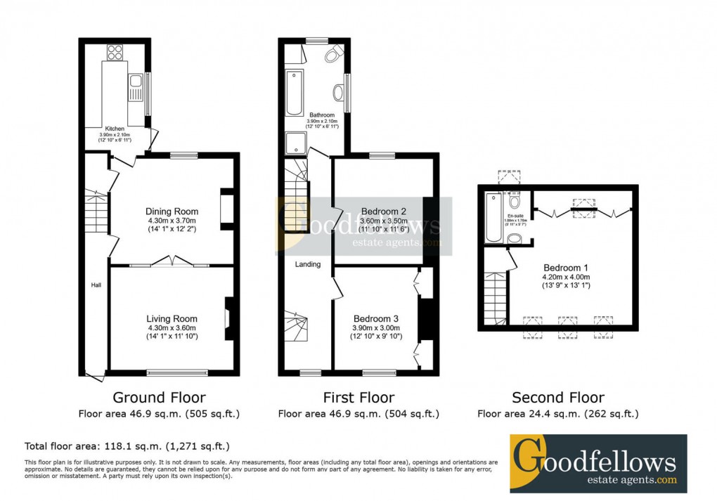 Floorplan for Burt Terrace, Walbottle, 