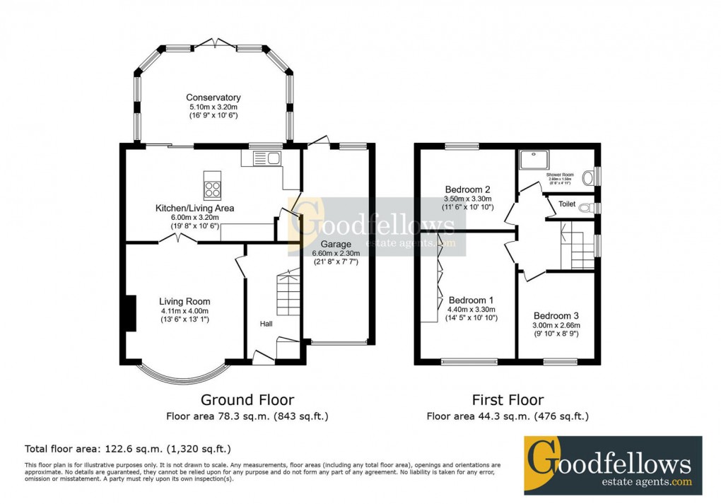 Floorplan for Bracknell Gardens, Chapel House, 