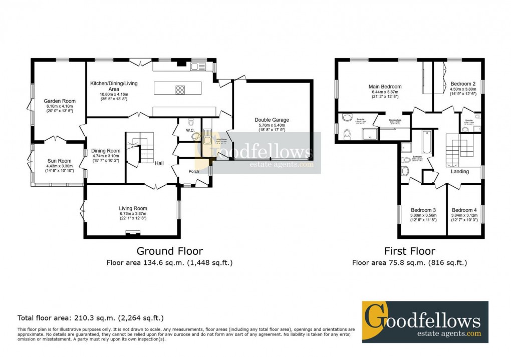Floorplan for Heath Hill, Heddon-On-The-Wall, 