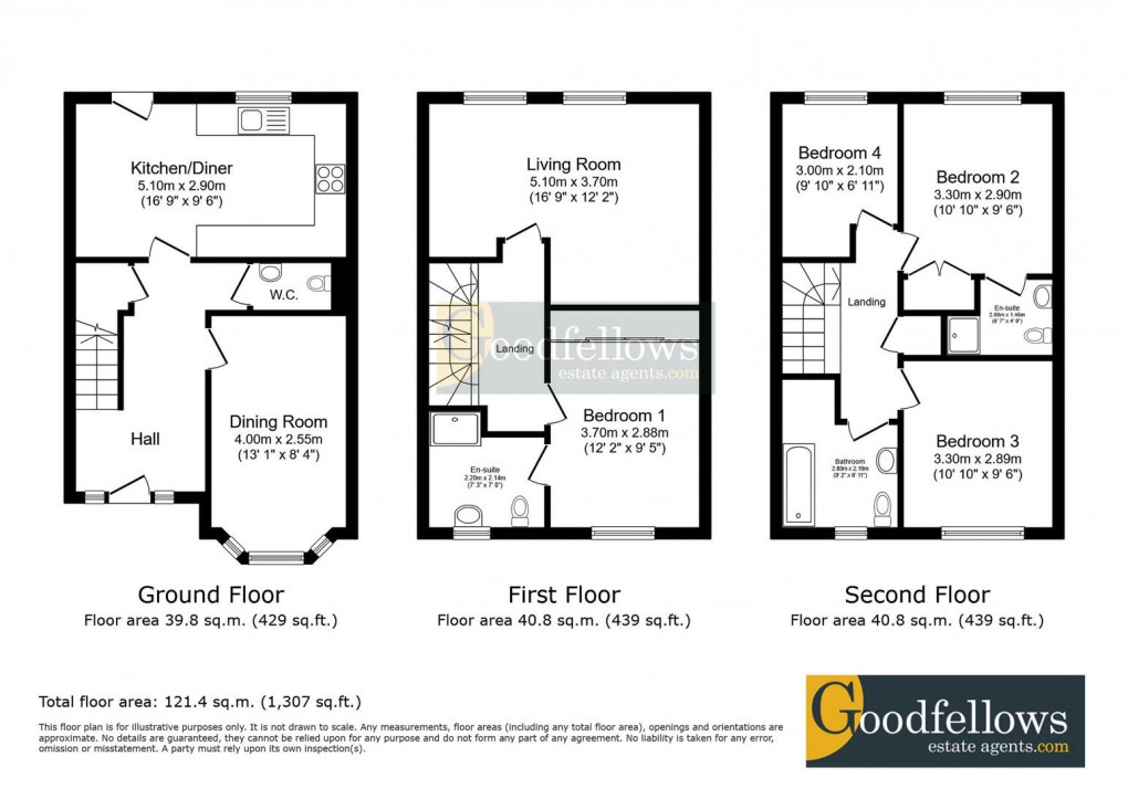 Floorplan for The Lairage, Ponteland, 
