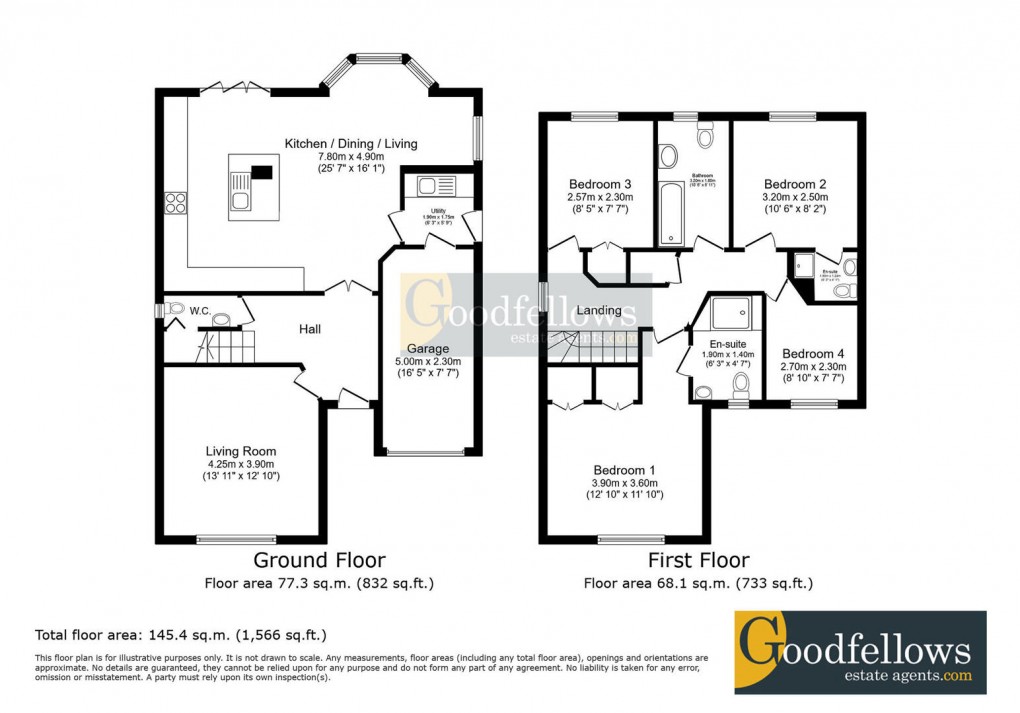 Floorplan for Chapel Grange, Westerhope, 