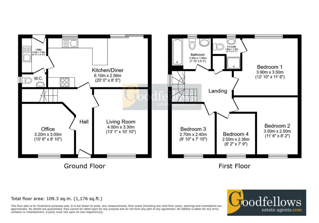 Floorplan for Wheatfield Road, Westerhope, 