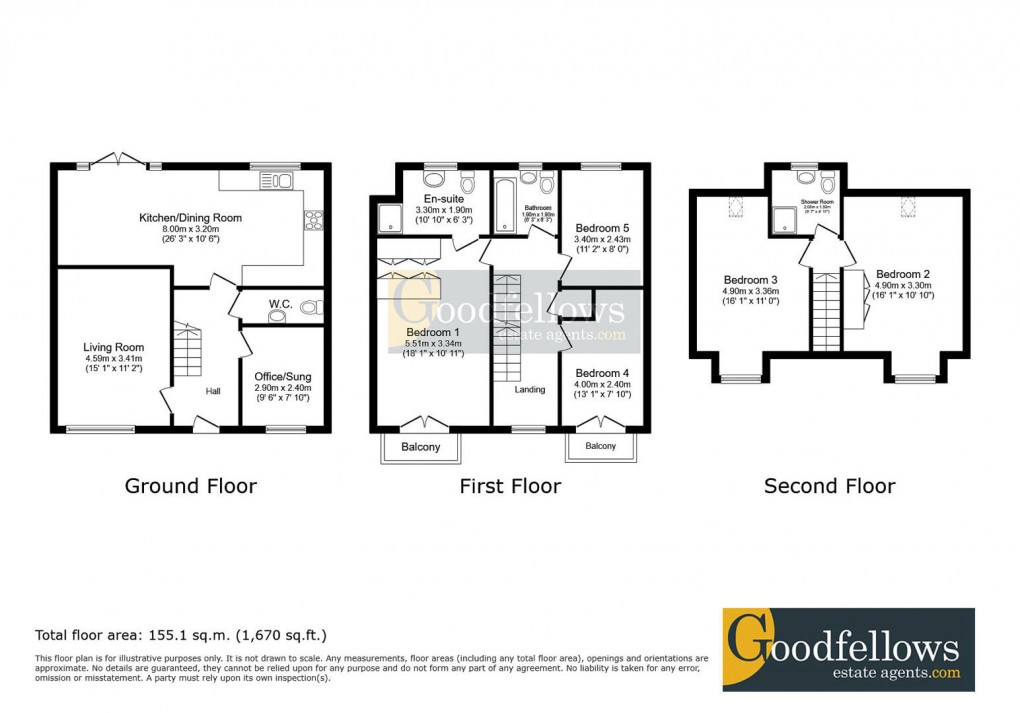 Floorplan for Gatekeeper Close, Newcastle Great Park, 