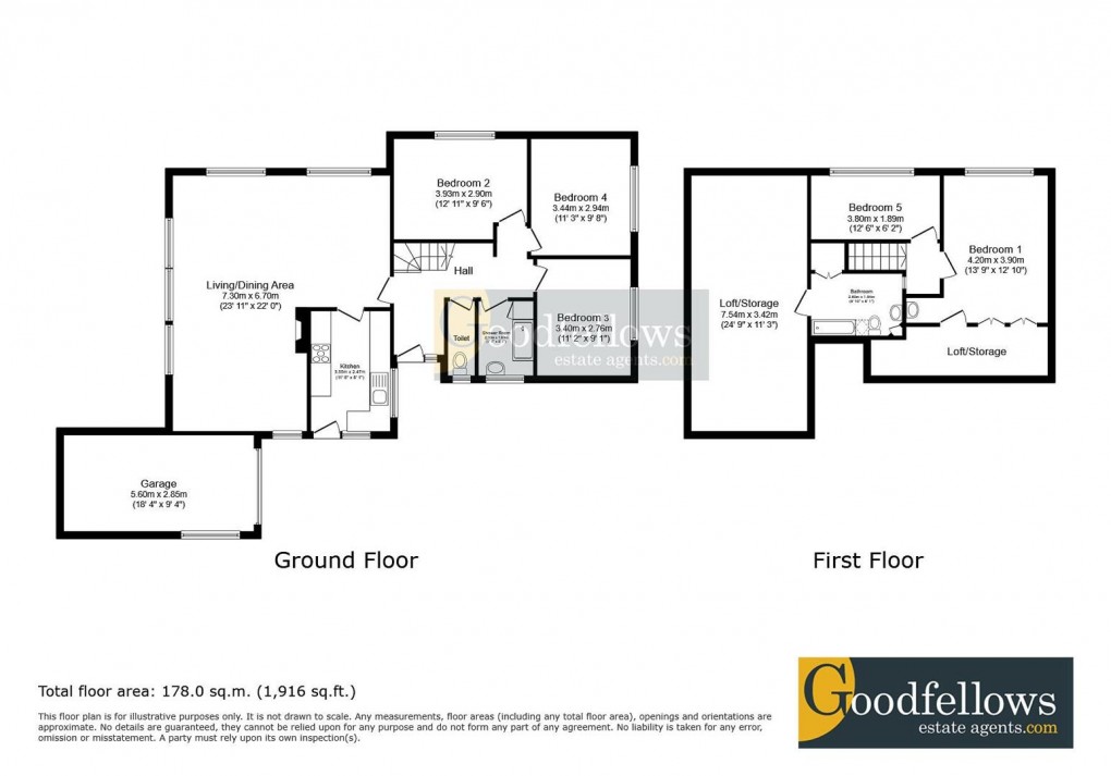 Floorplan for Middle Drive, Darras Hall, 