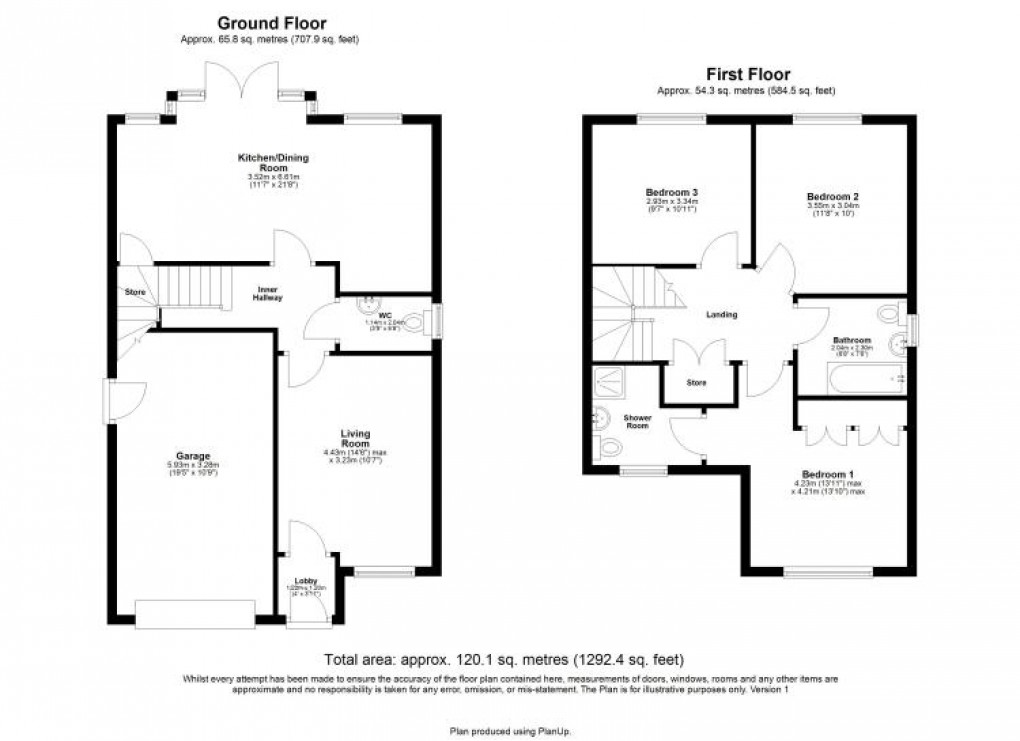 Floorplan for Rosella Drive, Abbey Heights, 