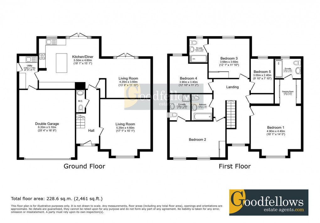 Floorplan for Finch Mews, Abbey Heights, 