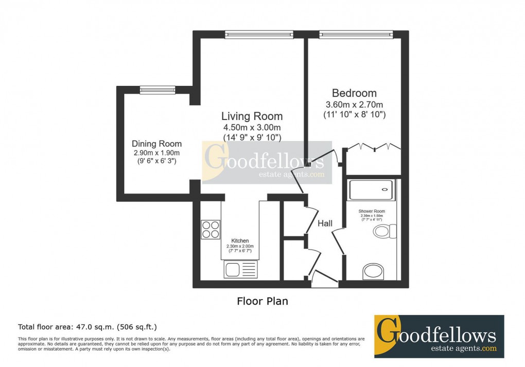 Floorplan for Meadowfield Park, Ponteland, 