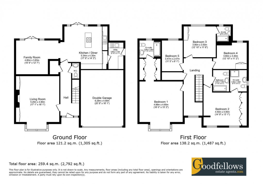 Floorplan for Hamlet Court Woodlands Manor, Medburn, 