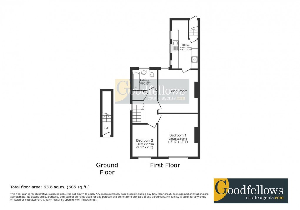Floorplan for The Oval, Walker, 
