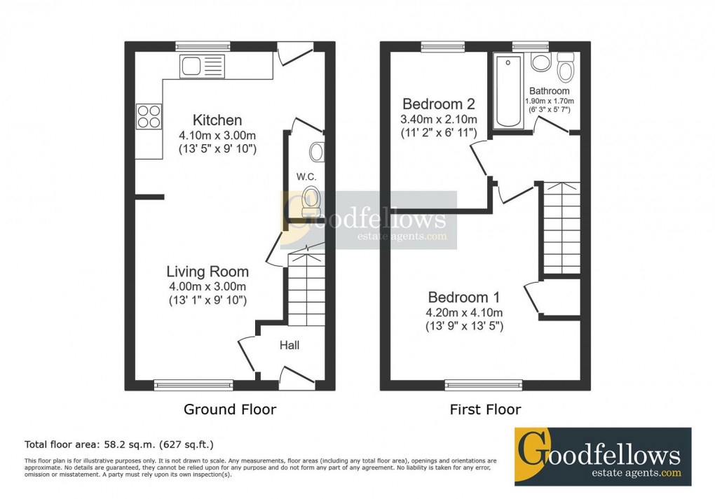 Floorplan for Elder Drive, Fenham, 