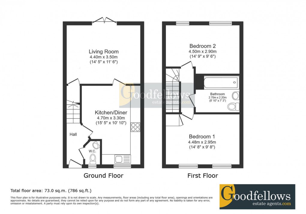 Floorplan for Chesterholm Avenue, 