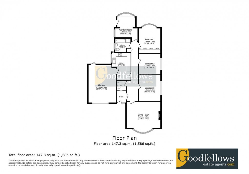 Floorplan for Wentworth Court, Darras Hall, 