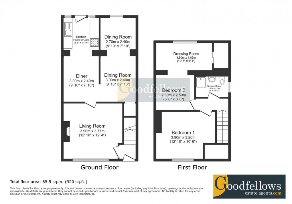 Floorplan for Beverley Terrace, Walker, 