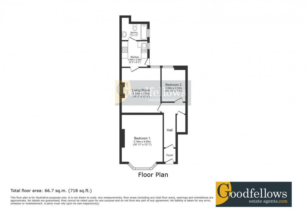 Floorplan for Trewhitt Road, Heaton, 