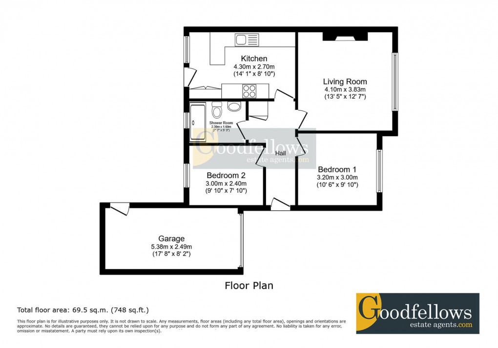 Floorplan for Bywell Avenue, Red House Farm, 