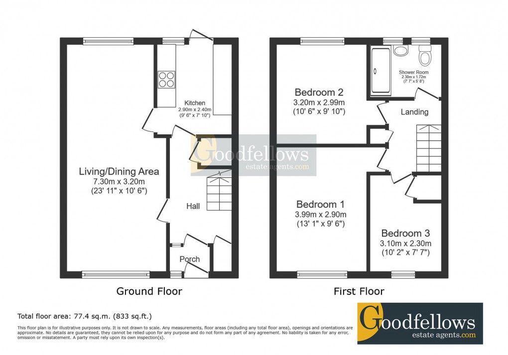 Floorplan for Kyloe Place, Newbiggin Hall, 