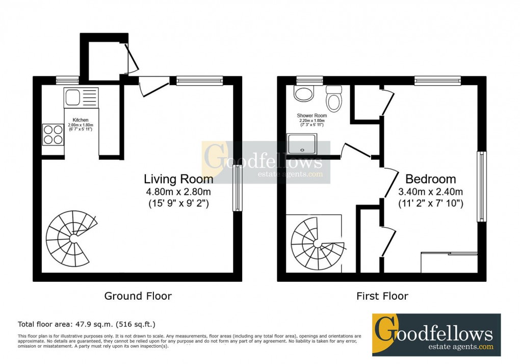 Floorplan for Alverston Close, Lemington Rise, 