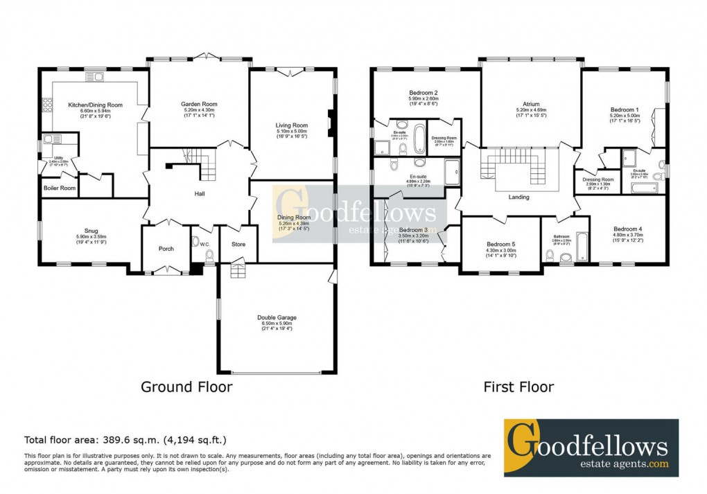 Floorplan for The Drey, Darras Hall, 