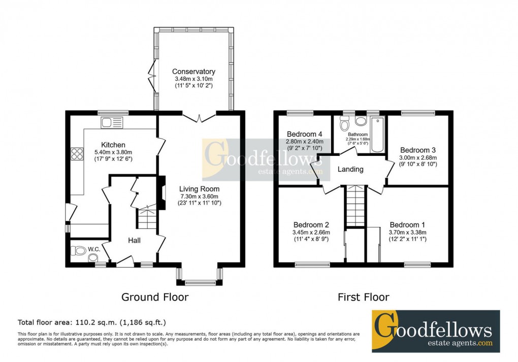 Floorplan for Axwell Drive, 