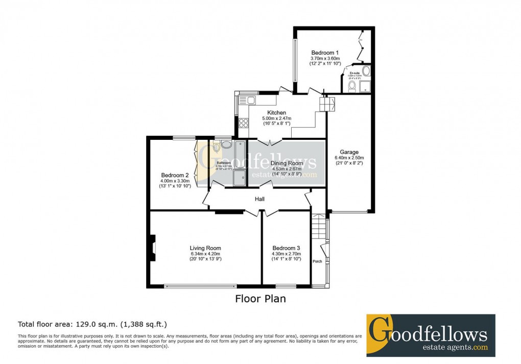 Floorplan for Campus Martius, Heddon-On-The-Wall, 