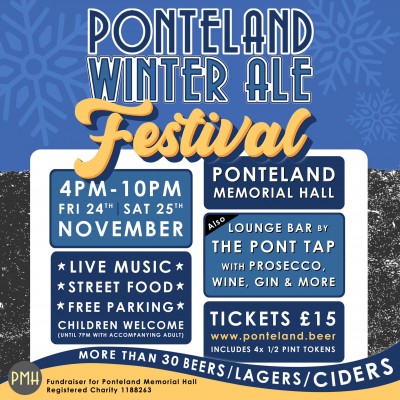 Goodfellows are proud sponsors of the Ponteland Winter Ale Festival